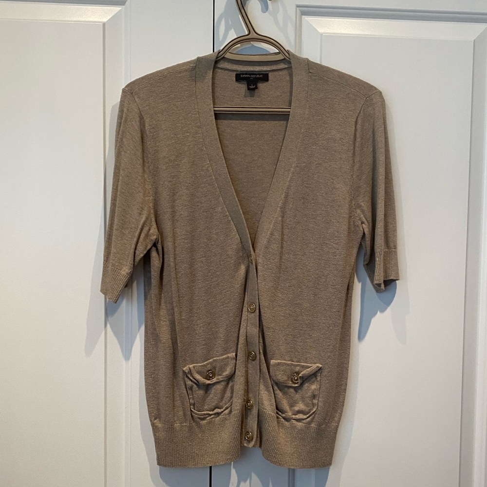 Banana Republic Short Sleeve Cardigan